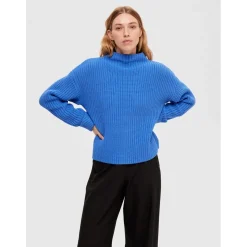 Selected Femme Femme Selma Knit in Blue