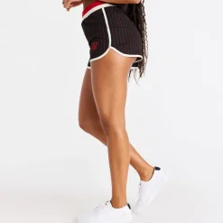 SikSilk Basketball Shorts with Elasticated Waistband in Black