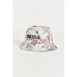 SikSilk Elevate Botanical Bucket Hat in Ecru