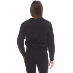 SikSilk Essentials Crewneck Sweatshirt in Black