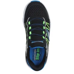 Skechers Air Cooled Memory Foam Running Trainers in Black