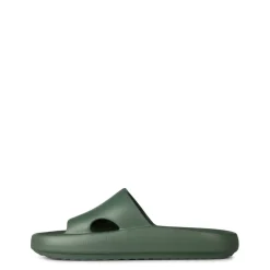 Skechers Arch Fit Horizon Flatform Slides in Green