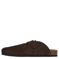 Skechers Back Clog Sandal W Side Buckl in Brown