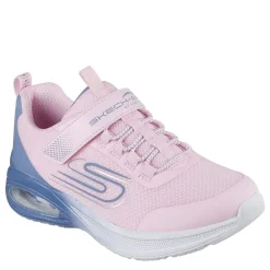 Skechers Bungee And Strap Mesh Sneaker W Mid Runners Girls in Pink