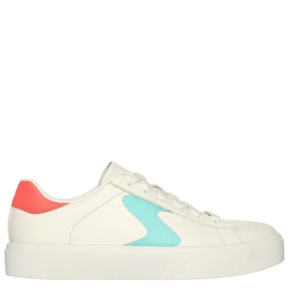 Skechers Color Pop Lace Up Trainers in Neutral