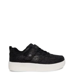 Skechers Court 92 Spark Low Top Metallic Sneakers in Black