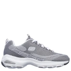 Skechers D Lite Ult Low Top Running Sneakers in Grey