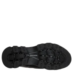 Skechers Dlite Trainers Ladies in Black