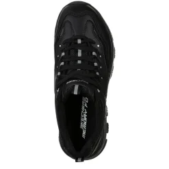 Skechers Dlite Trainers Ladies in Black