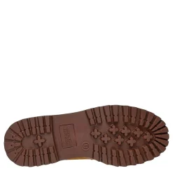 Skechers Dozer Block Heel Leather Safety Boots in Brown