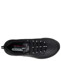 Skechers Elite Status Ladies Trainers in Black