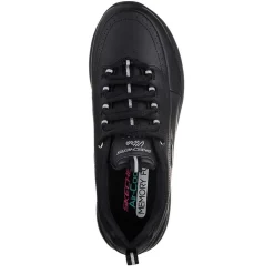 Skechers Elite Status Ladies Trainers in Black