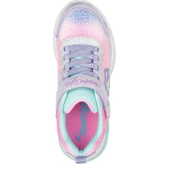 Skechers Flutter Heart Child Girl Trainers in Purple