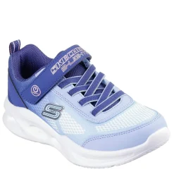 Skechers Girls Ombré Light Up Trainers in Blue