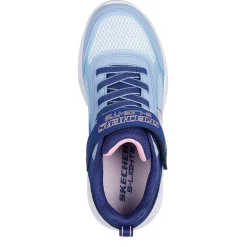 Skechers Girls Ombré Light Up Trainers in Blue