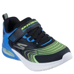 Skechers Gore And Strap Sneaker W Midsole Tech Runners Boys in Black