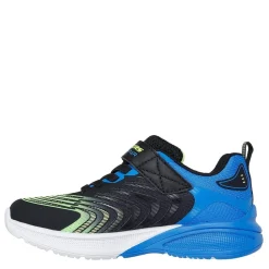 Skechers Gore And Strap Sneaker W Midsole Tech Runners Boys in Black