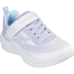 Skechers Gore And Strap Ombre Mesh Sneaker W Low Top Trainers Girls in White