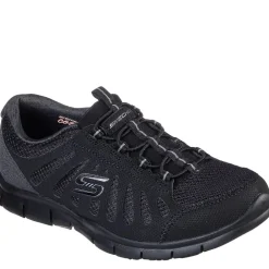 Skechers Gratis Cc Ladies Trainers in Black