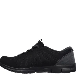Skechers Gratis Cc Ladies Trainers in Black