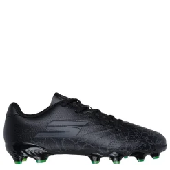 Skechers Jr Youth Fg Firm Ground Football Boots Boys in Black
