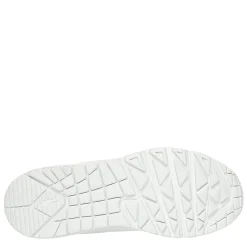 Skechers Lace Up Lateral Zip Sneaker W Holog Low Top Trainers Girls in White