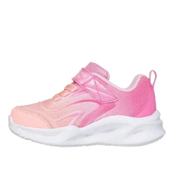 Skechers Lighted Gore And Strap Sneaker W Ombr Light Up Trainers Girls in Pink