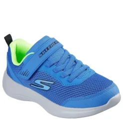 Skechers Lightweight Gore And Strap Sneaker Runners Boys in Blue