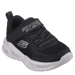 Skechers Meteor Light Up Mesh Trainers in Black