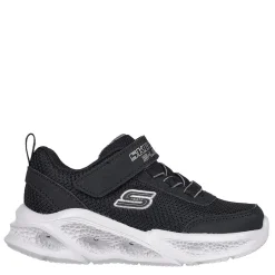 Skechers Meteor Light Up Mesh Trainers in Black
