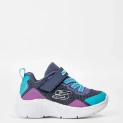 Skechers Microspec Flat Heel Trainers in Grey