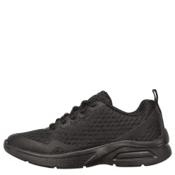 Skechers Microspec Max Junior Trainers in Black