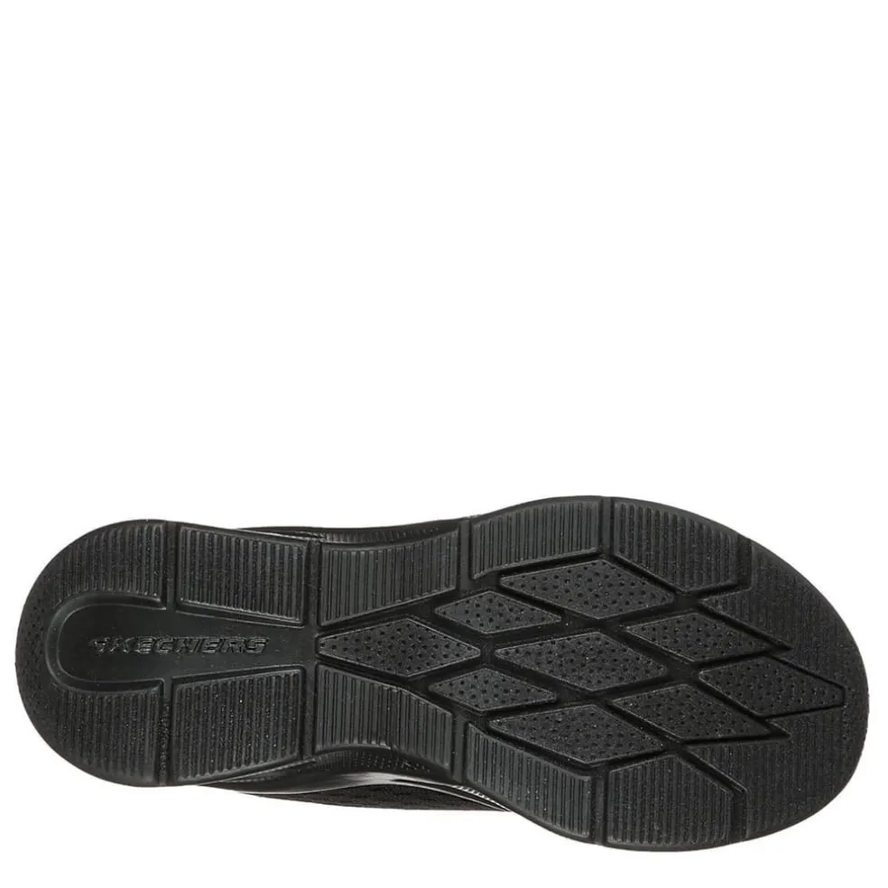 Skechers Microspec Max Junior Trainers in Black