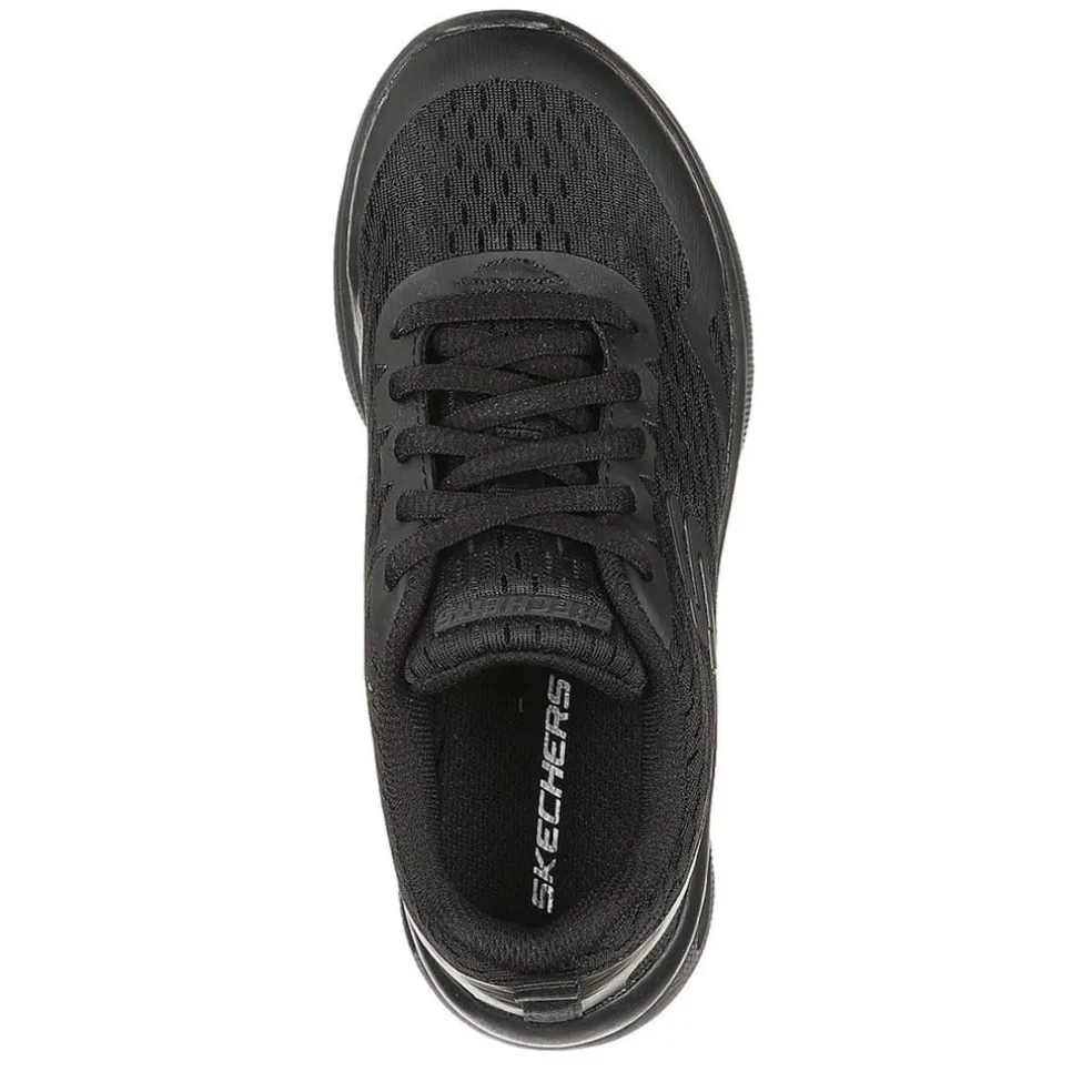 Skechers Microspec Max Junior Trainers in Black