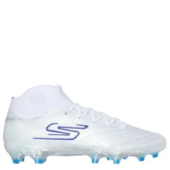 Skechers Skx 01 High Firm Ground Football Boots Boys in White