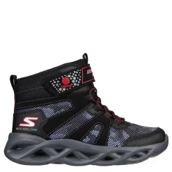 Skechers Sublima Gore Strap Lighted Rain Boots in Black