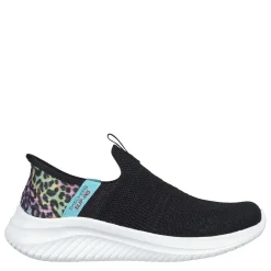 Skechers Ultra Flx3 Low Top Running Sneakers in Black
