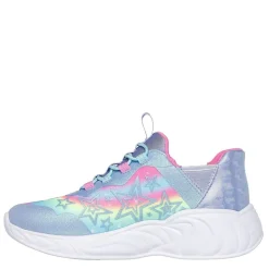 Skechers Unicorn Light Up Bungee Trainers in Purple