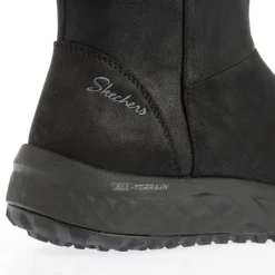 Skechers Womens Escape Plan - Cozy Collab Boots in Black