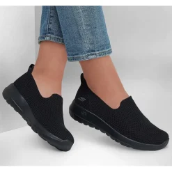 Skechers Womens Go Walk Joy Slip On Trainers in Black