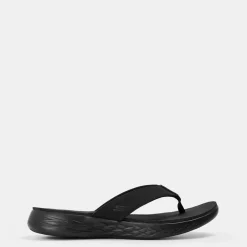 Skechers Womens On The Go Vacay Flip Flops in Black