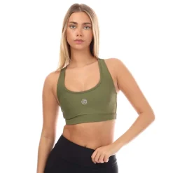 Skins Series-3 Active Bra in Khaki