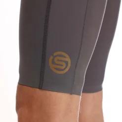 Skins Series-5 Half Tights in Charcoal