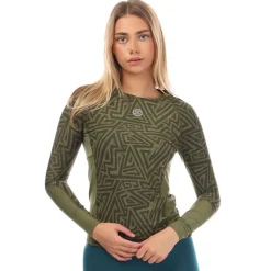 Skins Series-3 Long Sleeve Top in Khaki