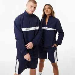 Slazenger Ft. Aitch Contrast Half Zip Track Top in Blue