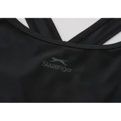Slazenger Lycra® Xtra Life ™ X Back Swimsuit Ladies in Black