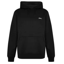 Slazenger Mens Fleece Hoodie in Black