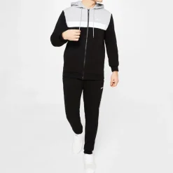 Slazenger Mens Zip Tracksuit in Black