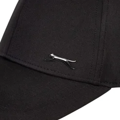 Slazenger Metallic Badge Junior Baseball Cap in Black