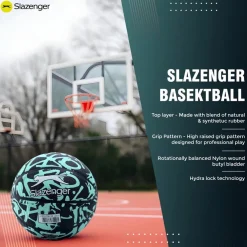 Slazenger Neo Basketball in Green